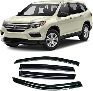 Window Visors Rain Guards fit 2016-2022 Honda Pilot(Excludes Touring) 94557