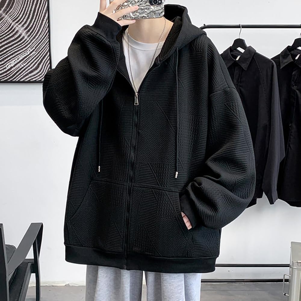 boohoo オーバーサイズ フーディ トレーナー DEVICE パーカー レッドカラーフロントロゴ オーバーサイズ