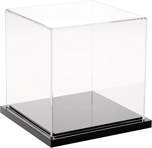 Miniatura 3 de Plymor Vitrina de acrílico transparente sin base, 5" x 5" x 5"