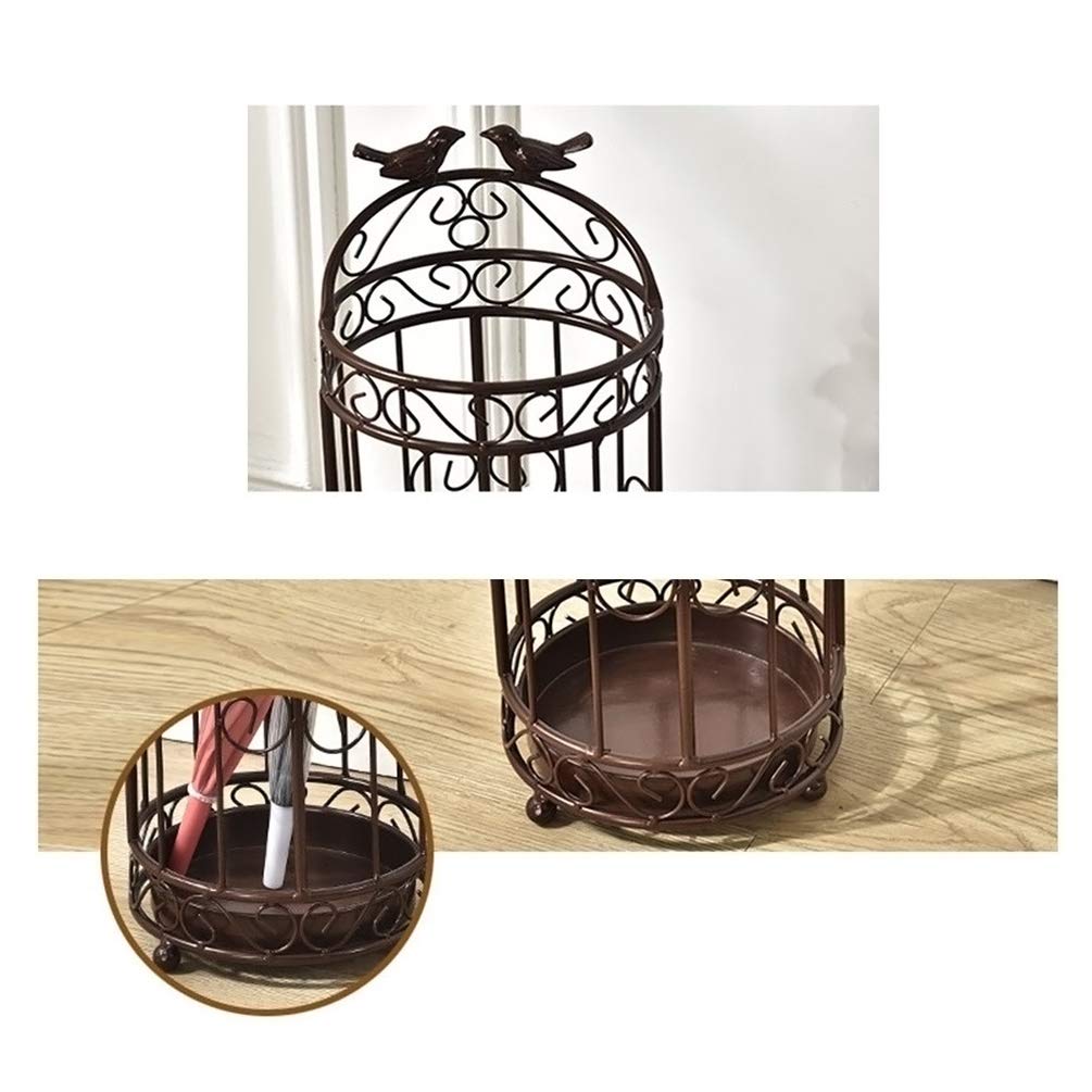 Porte-Parapluies En Métal, Organisateur De Support Rond Avec Bac D'Égouttement, Supports