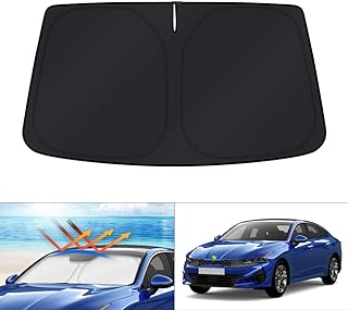 KUST Custom Fit Windshield Sun Shade for 2021 2022 2023 2024 KIA K5(NOT for 2016-2020 Kia Optima) Sunshade Window Sun Visor Protector Foldable Blocks UV Rays Keep Your Car Cooler