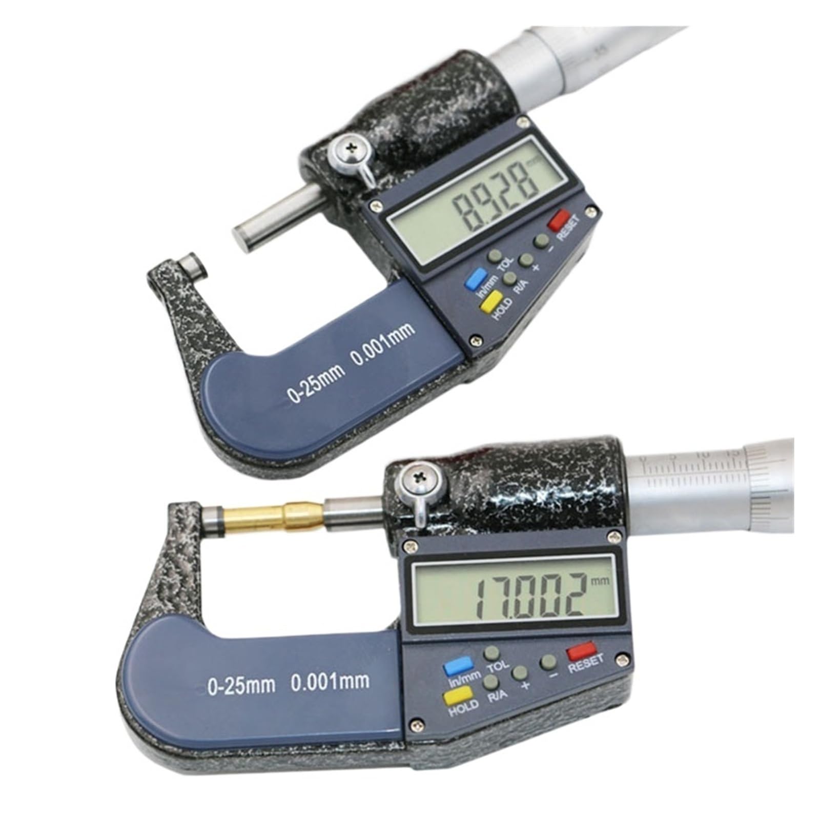 0-25-50-75-100mm 0,001 mm Cyfrowy elektroniczny mikrometr zewnętrzny 0-25 mm z bardzo dużym ekranem LCD Narzędzia pomiarowe Zmierz wszystko(TYPEA 50-75MM)