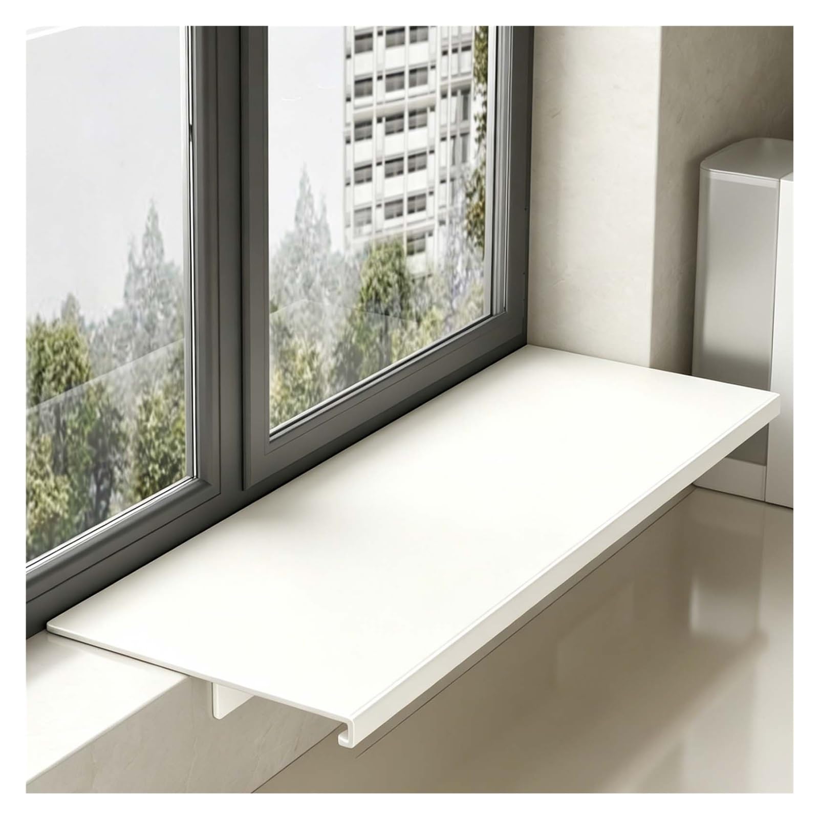 Extensor de alféizar de ventana de acero al carbono con diseño desmontable y alta resistencia