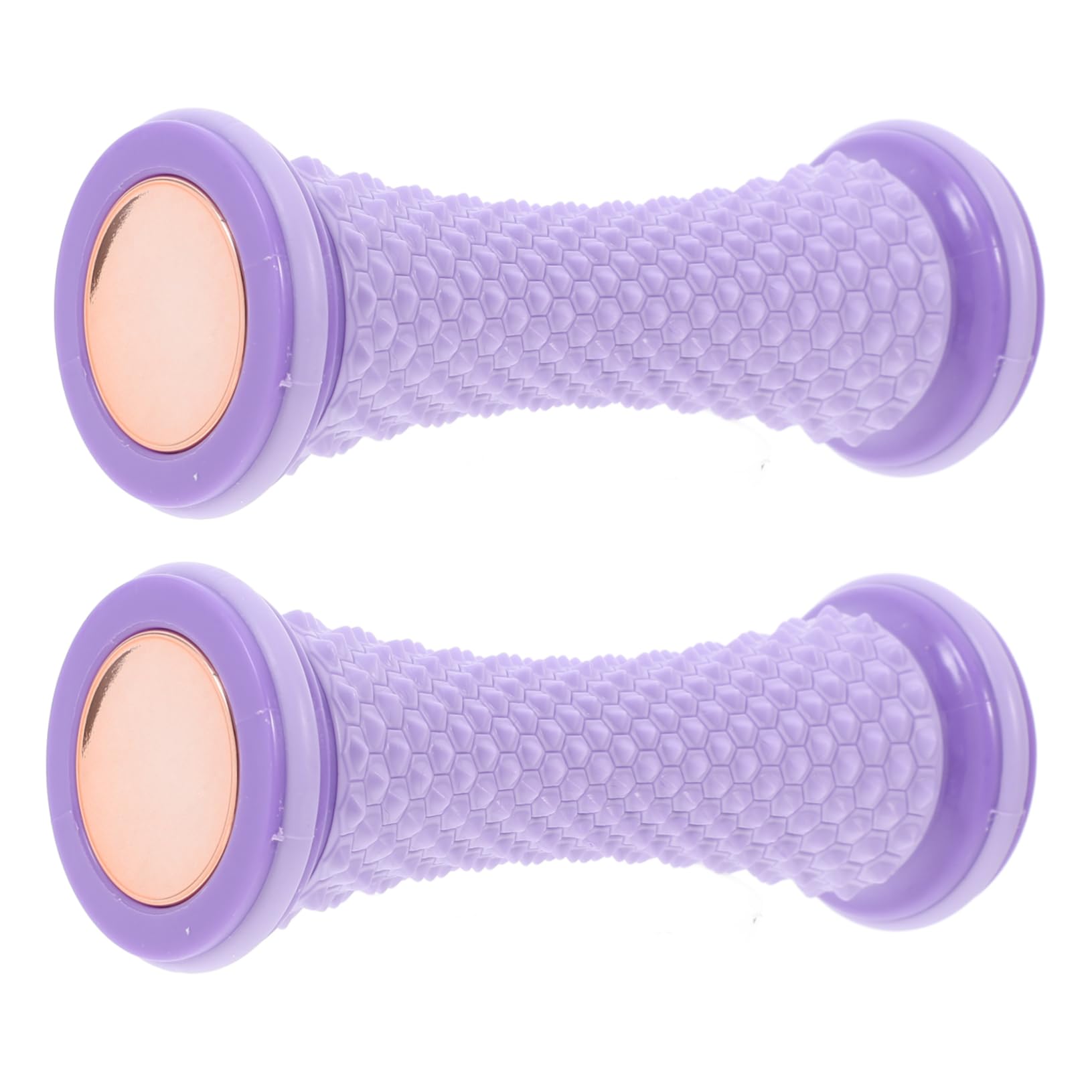 FRCOLOR Foot Massage Wheel Roller 2 Pack Foot Yoga Roller Massager for Plantar Made of PVC Ergonomic Design for Home and Office