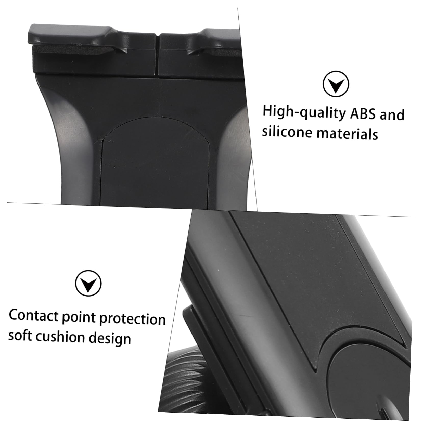 AUTSUPPL Stroller Phone Mount Bike Tablet Rack Rotatable Handlebar Phone Clamp for Treadmill Exercise Equipment Compatible Smartphones Tablets Under