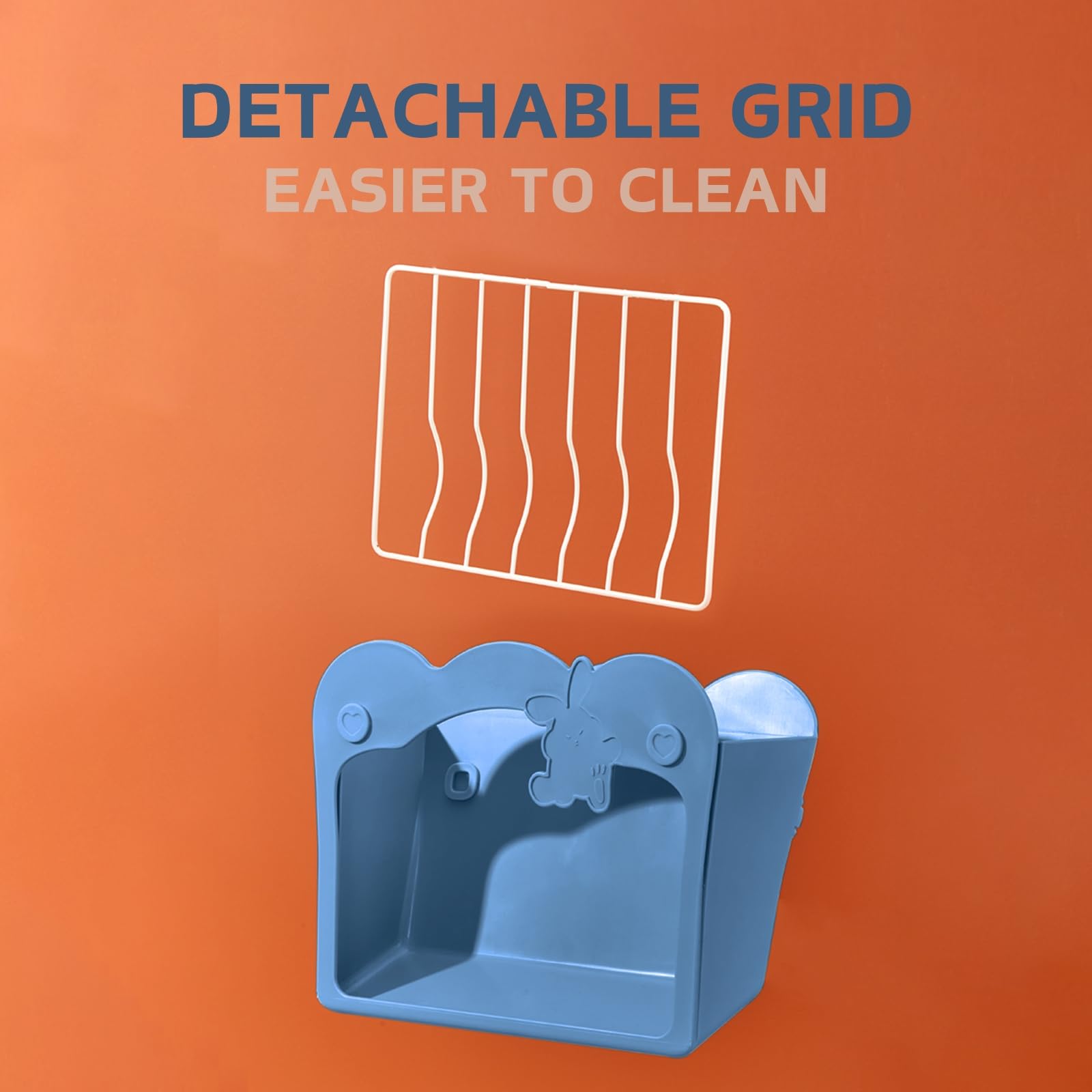 Mangiatoia Per Fieno Conigli E Porcellini - 2 Pezzi Sospesi In Metallo Per Gabbie