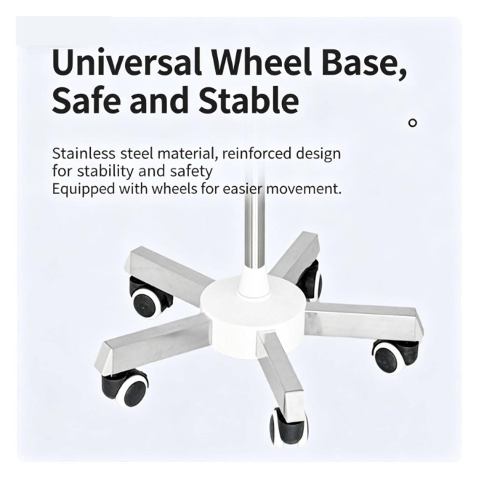 Soporte portátil for bolsa intravenosa Soporte telescópico for intravenosos con ruedas Soporte para suero