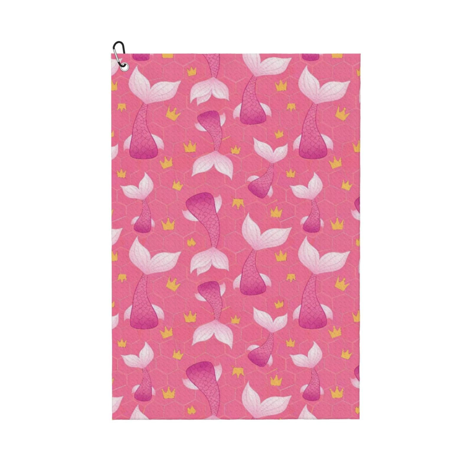 BSDFGSDD Pink Mermaid Tail Scale Golf Towel 24 x 16 inches