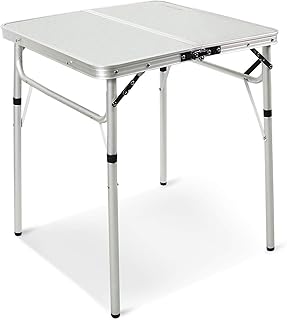 Sponsored Ad – REDCAMP 2ft Samll Square Folding Camping Table, Lightweight Portable Aluminum Camp Table with Adjustable He...