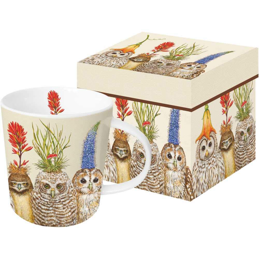 Paperproducts Design603191 Big Hat Gift Boxed Mug, Bone China, Multicolor