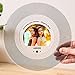 Transparent Gift Disco Spotify de Vinilo Decorativo Diseño Lineal Personalizado - Foto Personalizable con Disco de Metacrilato - El Regalo Original para parejas, aniversario, amigos y recuerdos