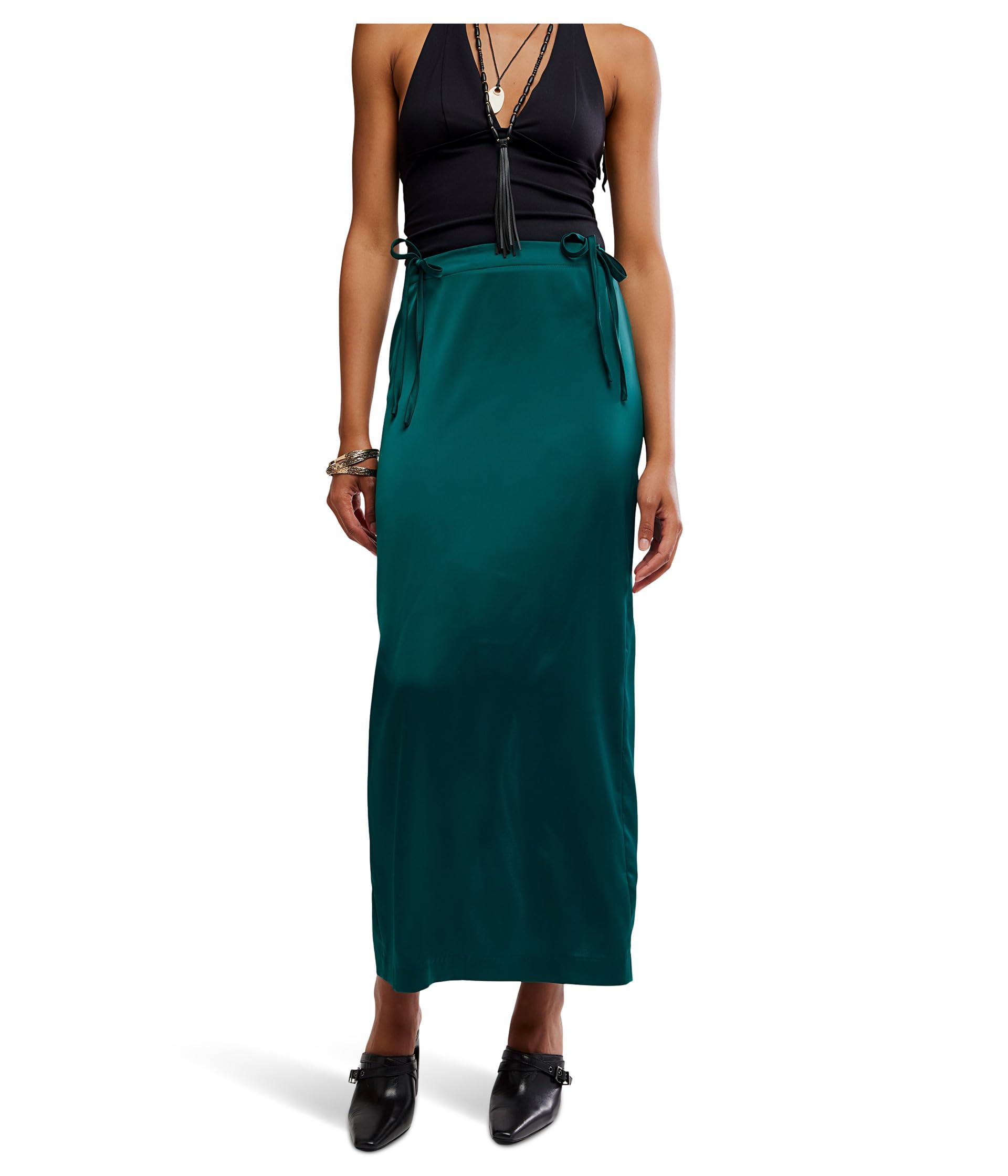 Free People Womens Rosetto Column Skirt
