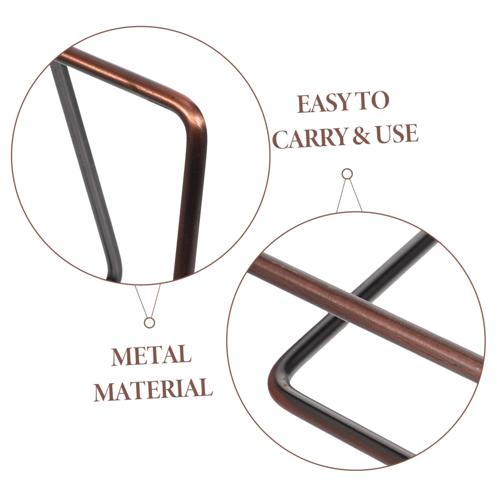 Soporte para Gotero de Café, Rejilla para Filtros de Café de Metal, Portavasos Reutilizable Fácil de Transportar para Uso en Cafetería