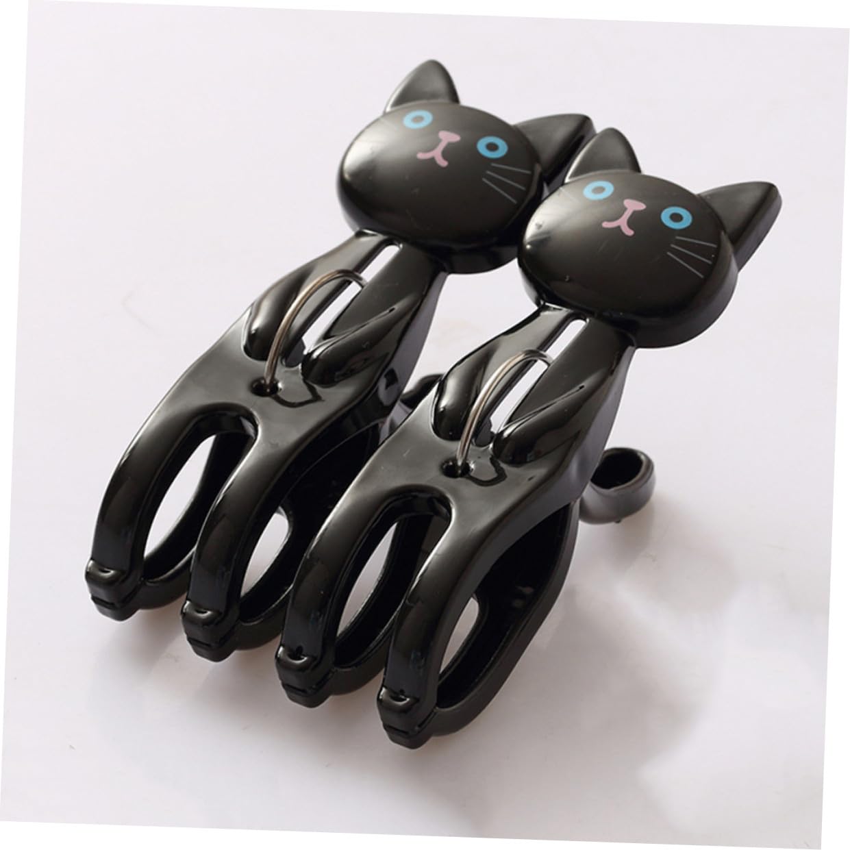 Garneck 4 Set Di Robuste Mollette in Plastica A Tema Gatti Clip Antivento Per Bucato Morsetti Per Trapunte Per Appendere Asciugamani Da Spiaggia Per La Casa Allaperto 4 Pezzi*4