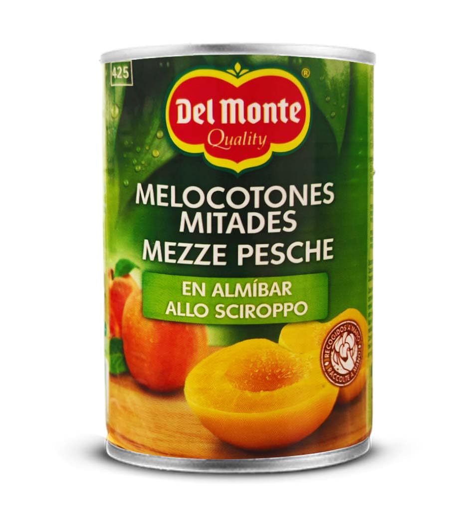 6X Pesche Mezze in Sciroppo, Pesca Sciroppata, in Succo, Alta Qualità per del monte 420g