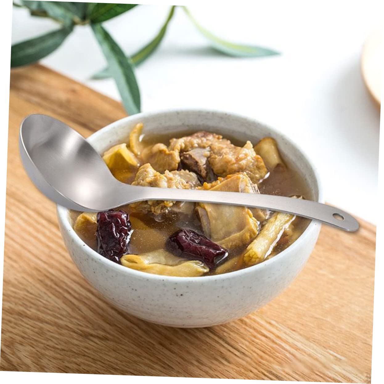 OFFSCH Fine Craftsmanship Rice Spoon Soup Ladle Spoon Non-stick Scoop Serving Unique Design Strong