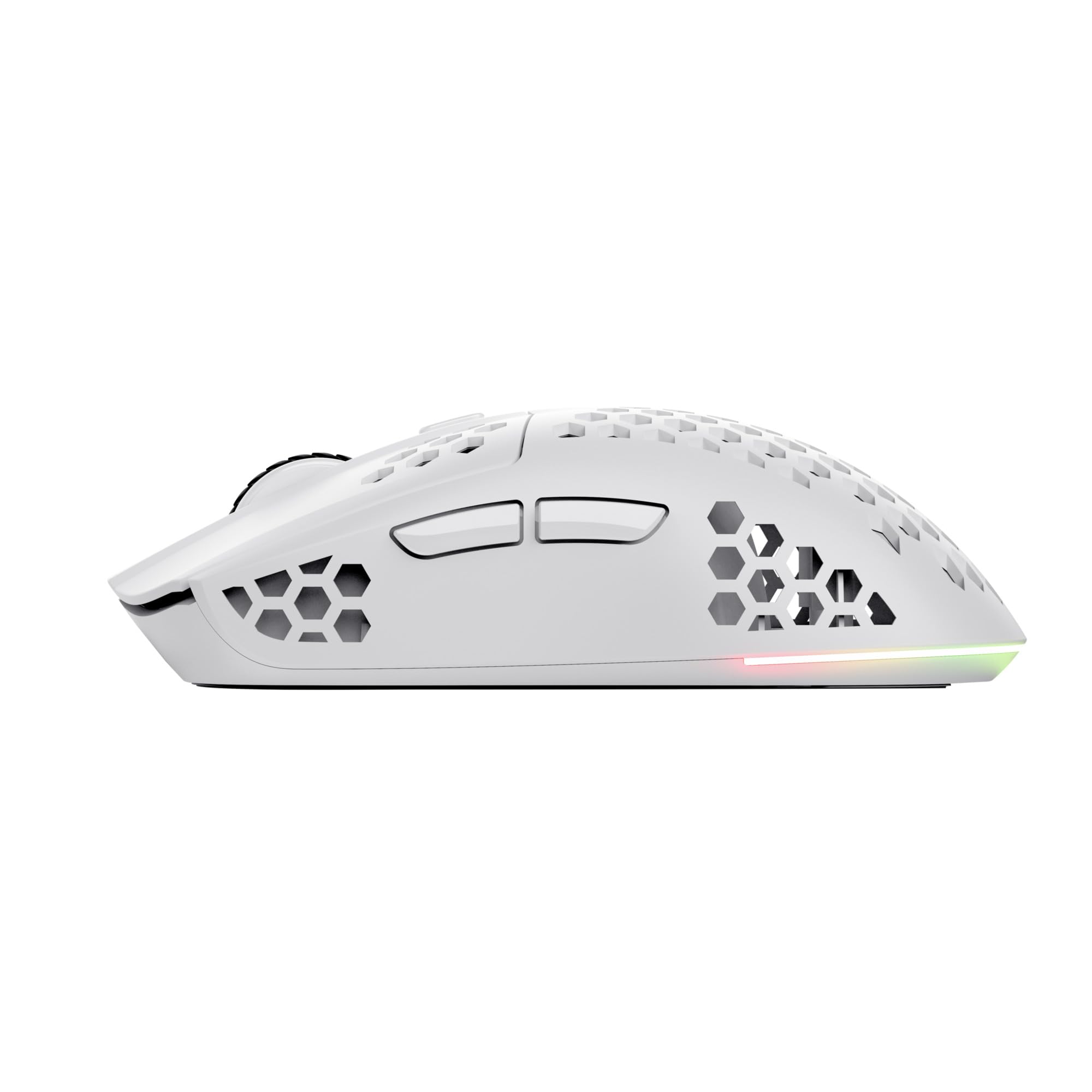 Trust Gaming GXT 928 Helox bezprzewodowa mysz gamingowa, ultralekka mysz 75 g, 80 h ciągłej pracy, odbiornik micro USB 2,4 GHz, regulacja DPI (800-4800), 6 programowalnych przycisków, komputer | Bateria 80h, Mikroodbiornik USB 2,4 GHz, 800-4800 DPI, Mouse