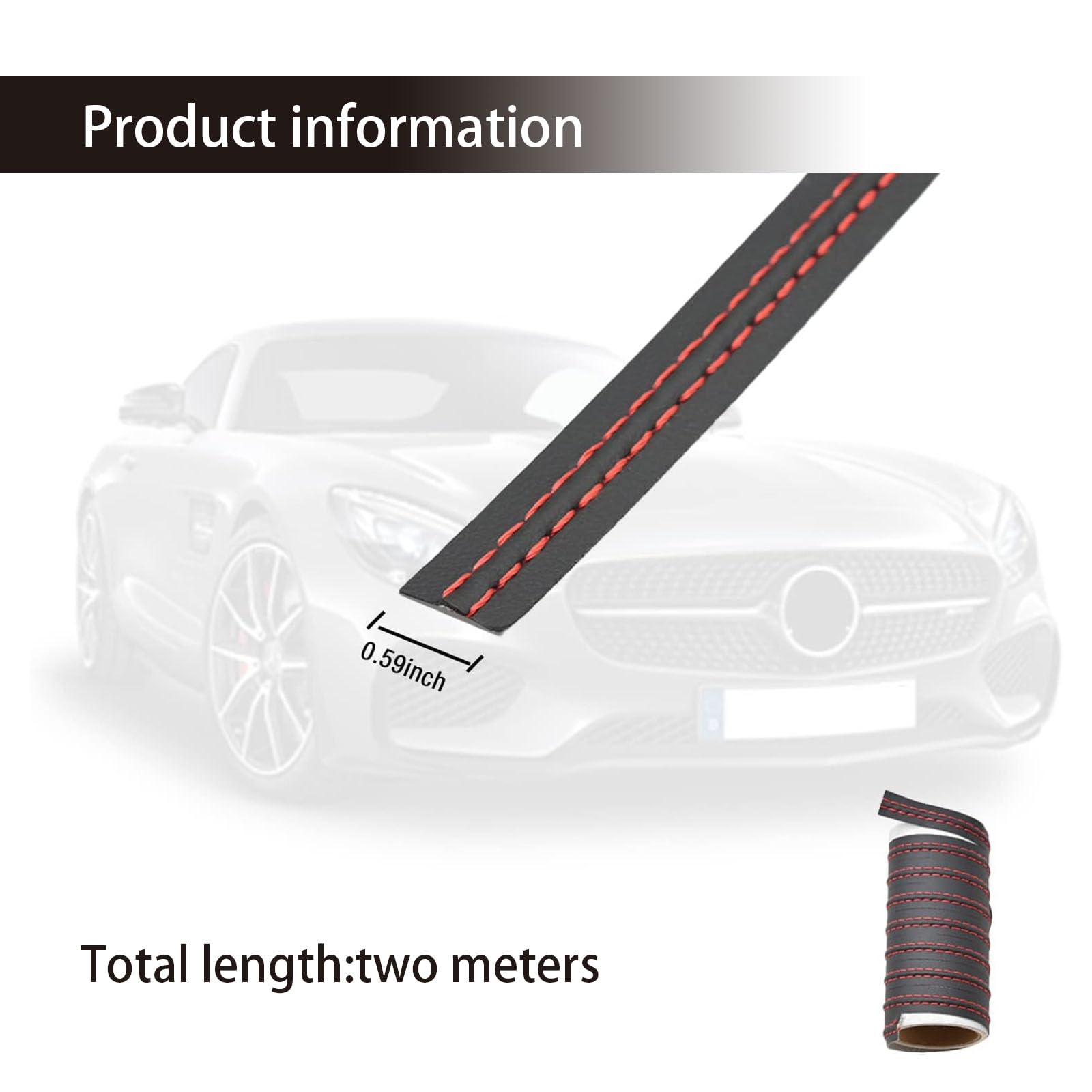 5M Car Interior Trim Strips Plating Flexible Auto Edge Moulding Line Decor