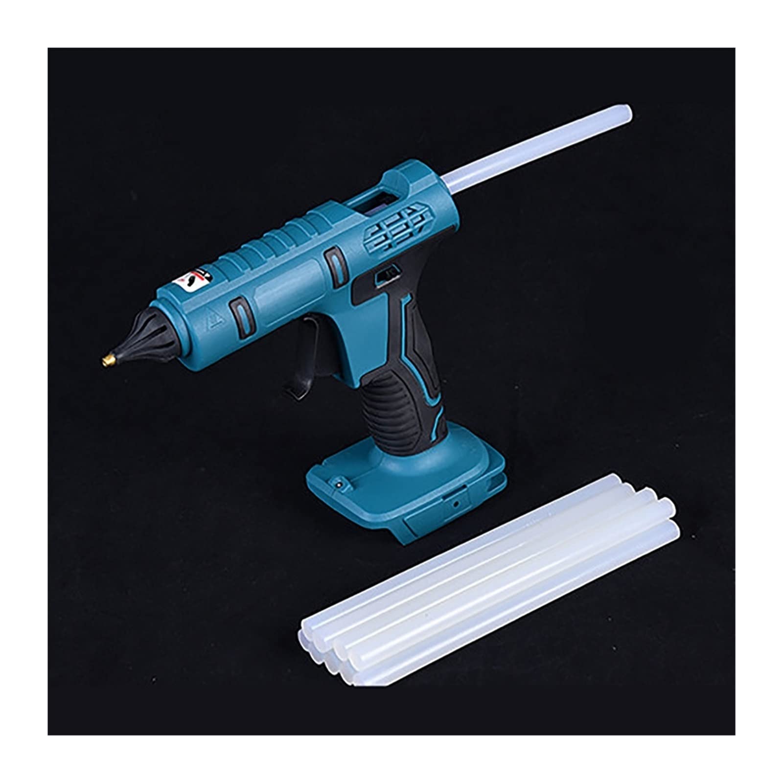 Pistola for colla a caldo con bastoncini di da 11 mm Mini pistole industriali Temperatura calore Strumento riparazione termoelettrica for wireless Riscaldamento Rapido