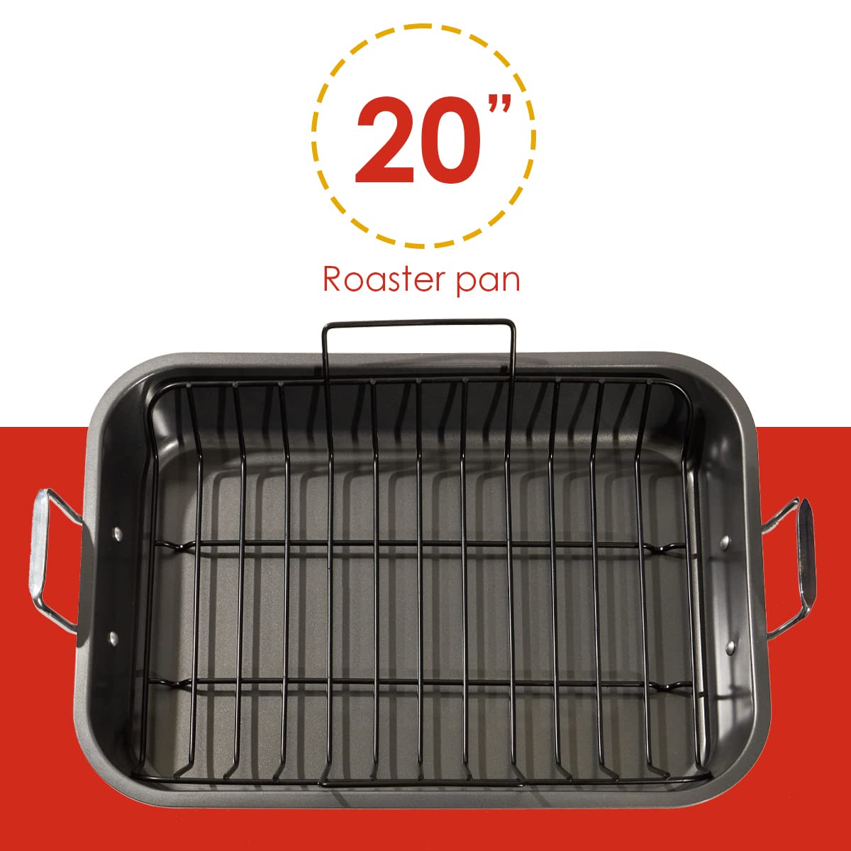 Turkey Roasting Pan - Large Carbon Steel -3 Turkey Roasting Pan - Large Carbon Steel -3