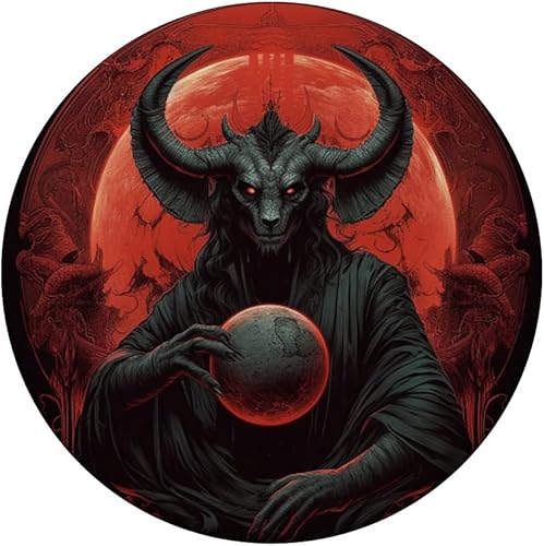 Miniatura 3 de Baphomet - PopSockets abstractos ocultos de luna roja intercambiables PopGrip