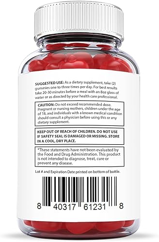 Miniatura 5 de Justified Laboratories Rapid Results Keto ACV Gummies 1000 mg con jugo de granada raíz de remolacha B12 60 gomitas