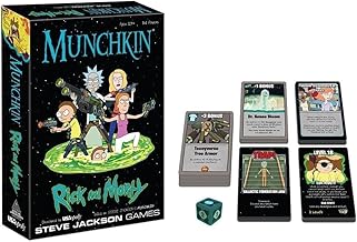 Game Play Kid Rick and Morty Official Card Game Interdimensional Looting and Laughter Strategy Party Game for Teens Adults