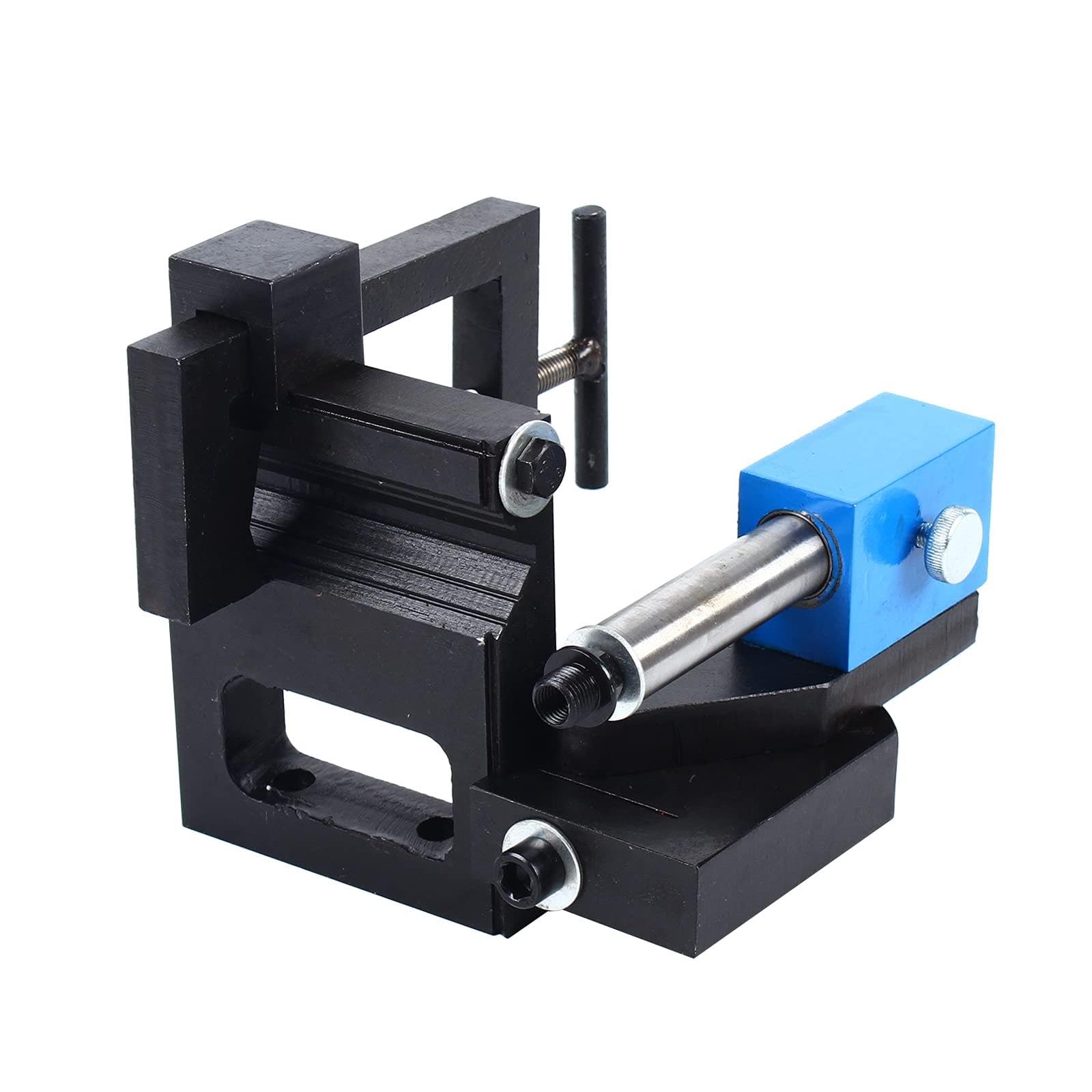 Pipe and Tube Notcher, 0-50° Adjustable Angle Notching Tool for 3/4" to 3" OD Pipes, Compatible with 1/2" Hand Drill, Heavy-Duty Iron Construction with Ideal for Metalworking und Fabrication