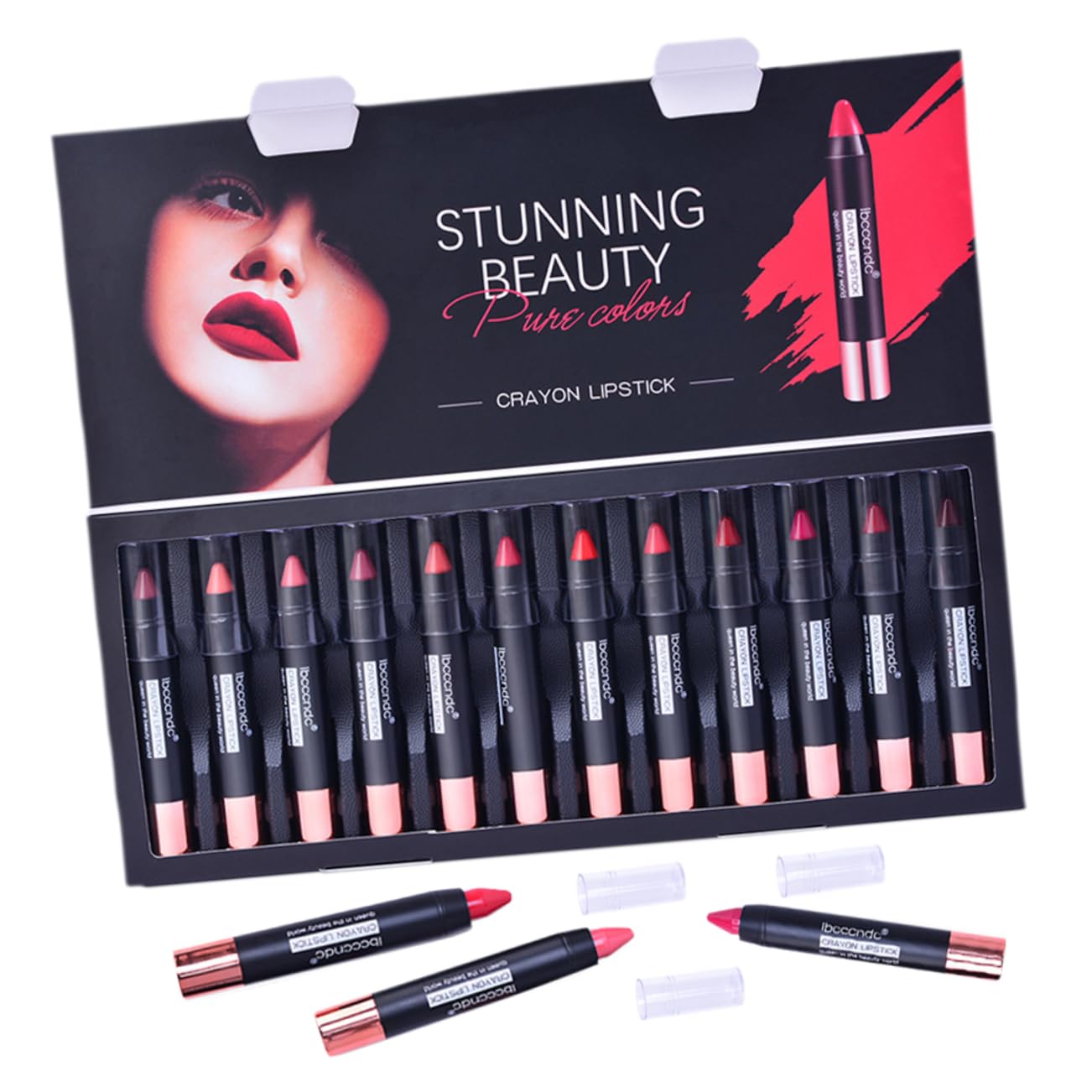 Amazon | Frcolor 12本セット リップスティック リップ プランパー  