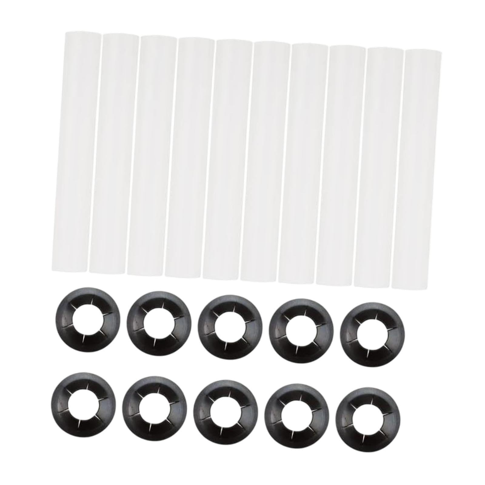 TWISAXC Easy Installation Garage Door Hinge Sleeves Roller Shaft Gaskets High Load Quiet Roller Component Bearings for Repair Shaft Gaskets Garage Track