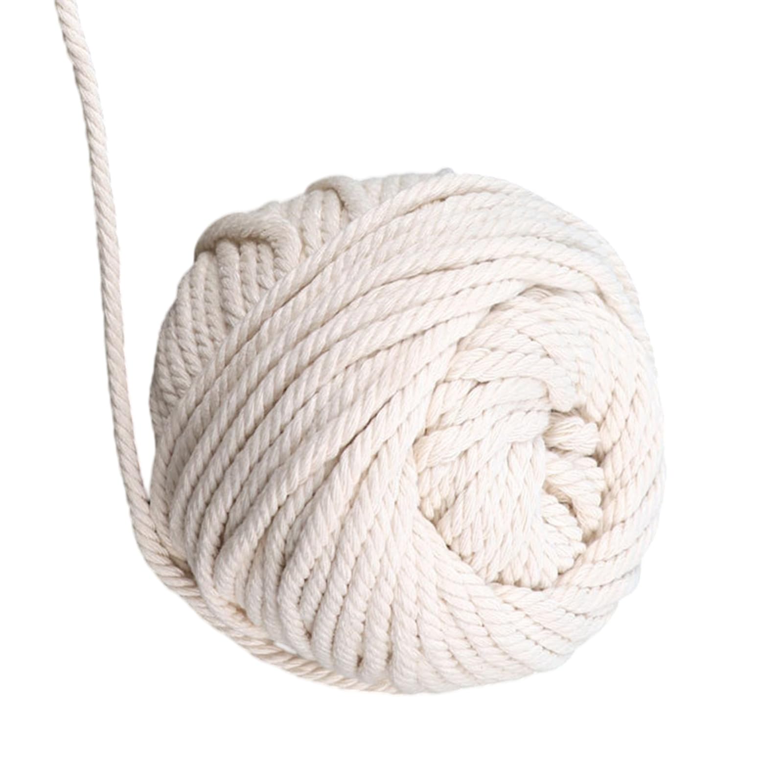 CAZSTYK Rope for Projects Including Home Decoration and Gift Available in Different Thickness Cotton Plaited Cord