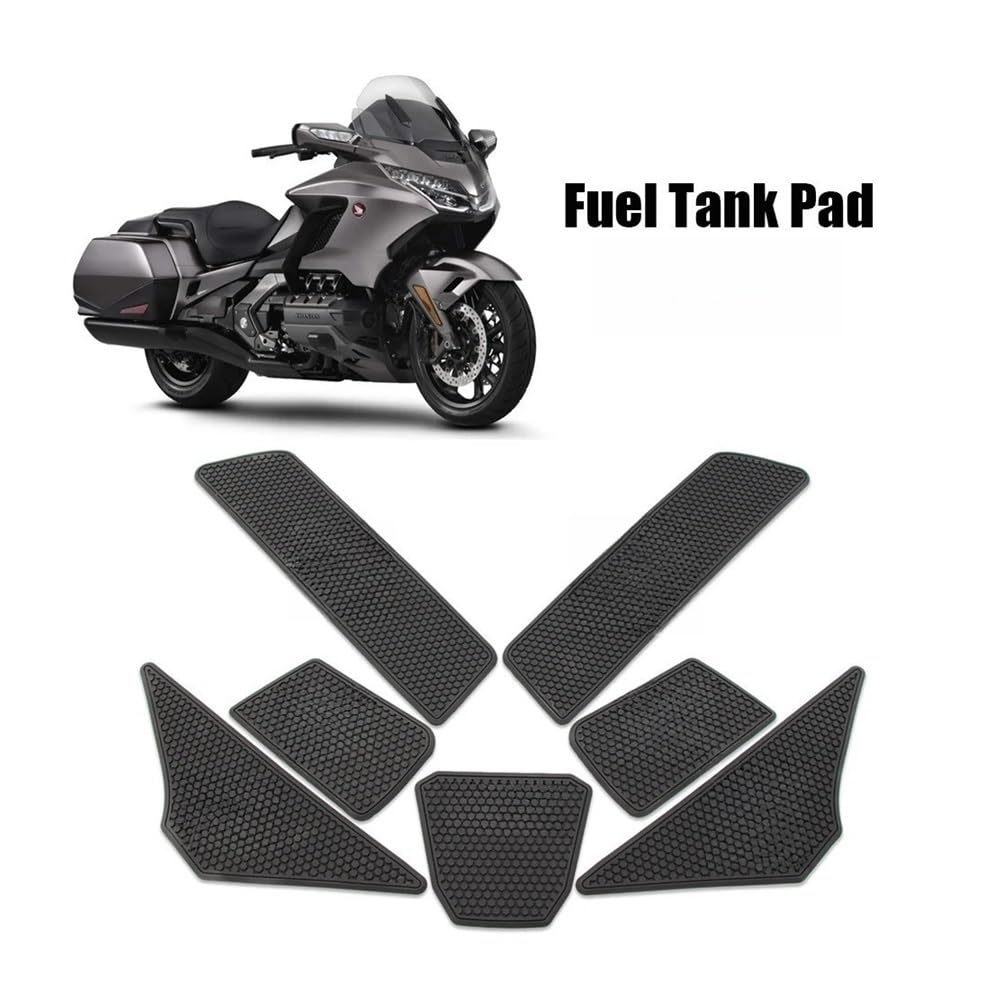 Motocicleta Combustible Tanque Almohadilla Para GL 1800 GL1800 Motocicleta Rodilleras Almohadilla De Tanque Protector Maletero Calcomanía Protección Combustible Accesorios Decoración