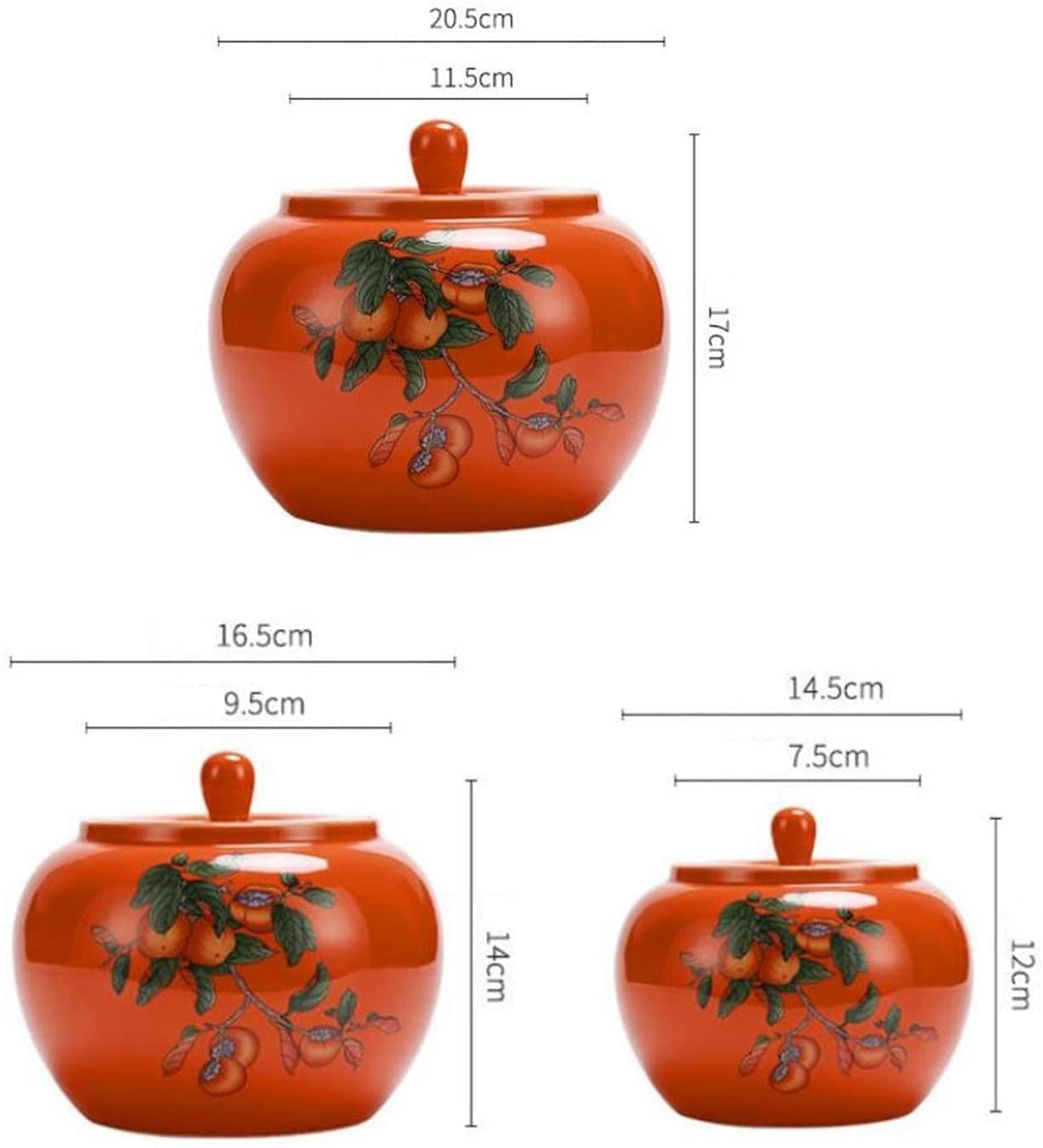 Pojemniki do przechowywania, Ceramiczny słoik na herbatę, pojemniki słoiki