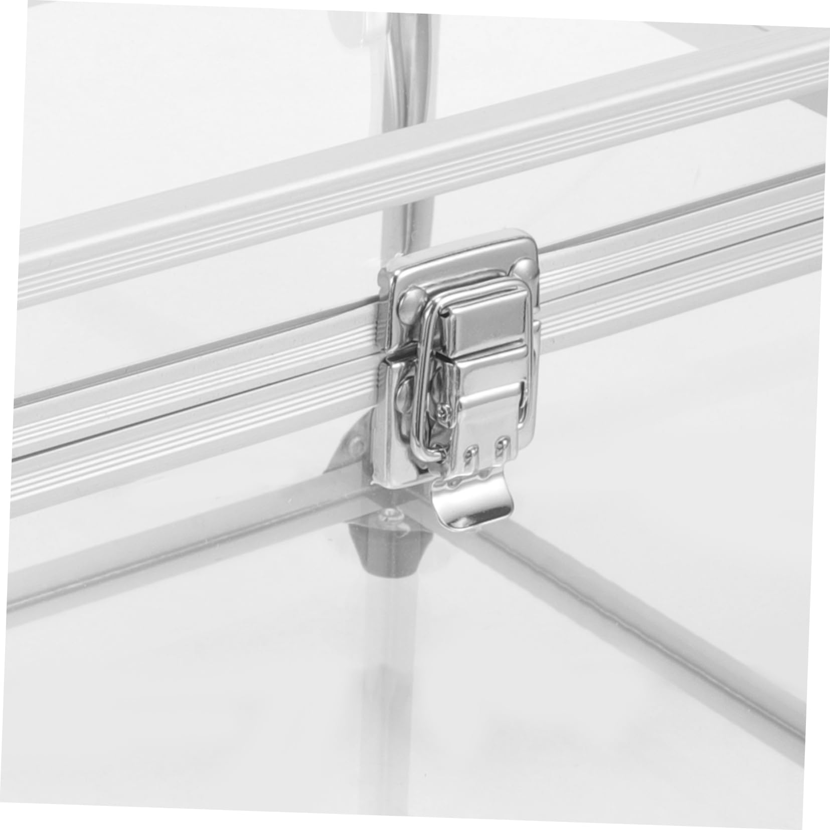Scatola Porta CD e Dvd in Acrilico Trasparente Argento con Manico, Contenitore Storage Box per Organizzare Dischi, Custodia Grande Capacità per Casa e Ufficio
