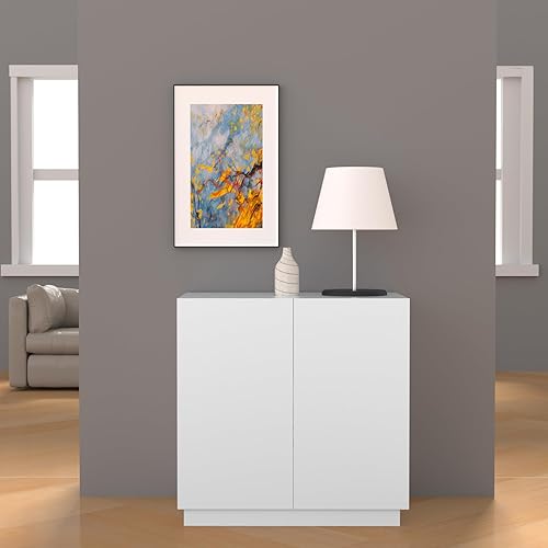 Miniatura 8 de Amunrbrek Caja de arena, muebles de caja de arena grande, muebles modernos para caja de arena para gatos con almacenamiento, gabinete lateral