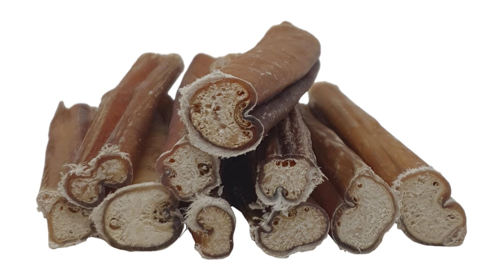 Ochsenziemer 20 Stück, 12 cm, 400 g – Kauartikel für Hunde | 20 Ochsenziemer aus 100 % Rind, ca. 12 cm, besonders hart, getreidefrei und naturbelassen für langen Kauspaß