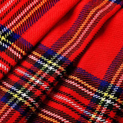 Tartanista Womens 16.5 In Scottish Tartan Mini Kilt Skirt Royal Stewart 14 Us #TOP3