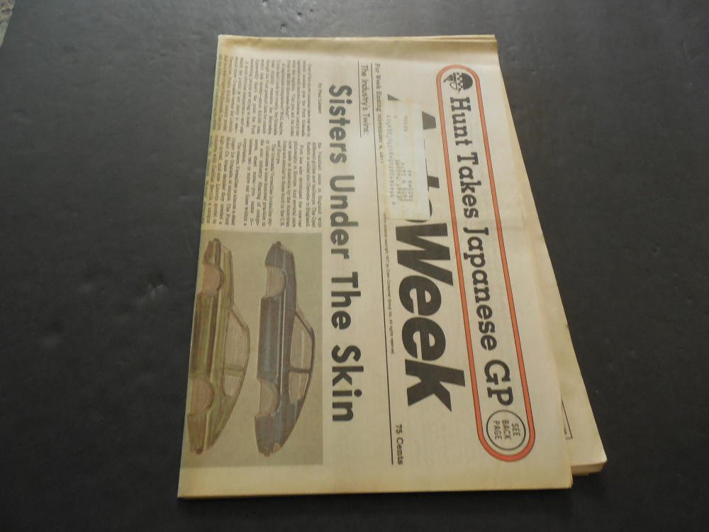 Auto Week Nov 4 1977, Hunt Takes Japanese GP