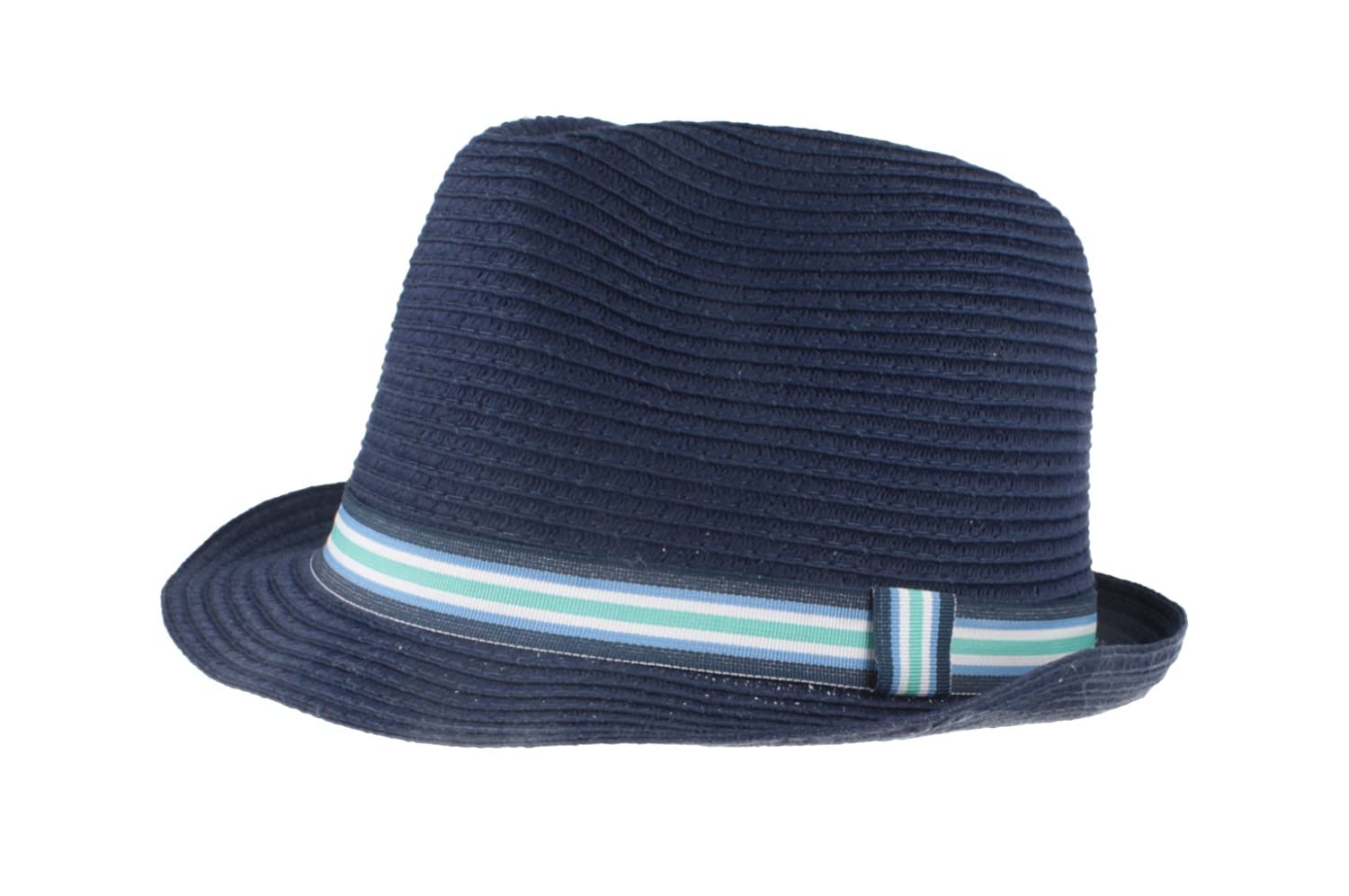Breiter Chapeau de Paille pour Enfant Chapeau d'été Chapeau de Soleil 100% Paille de Papier – pour Garçons et Filles – Léger et Piable