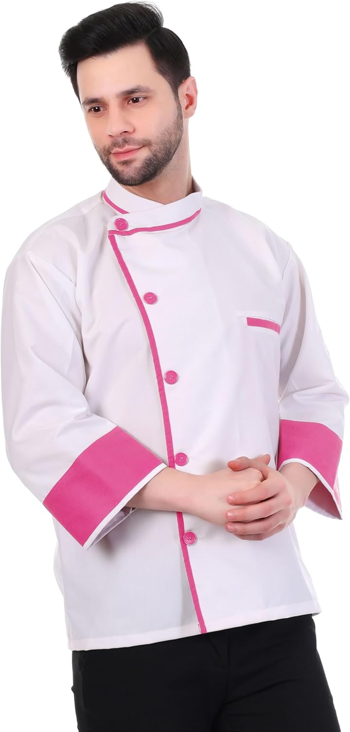 CT-10 White Chef Jacket | Chef Coat | Chef Uniform for Men | Light Weight Chef Dress for Kitchen