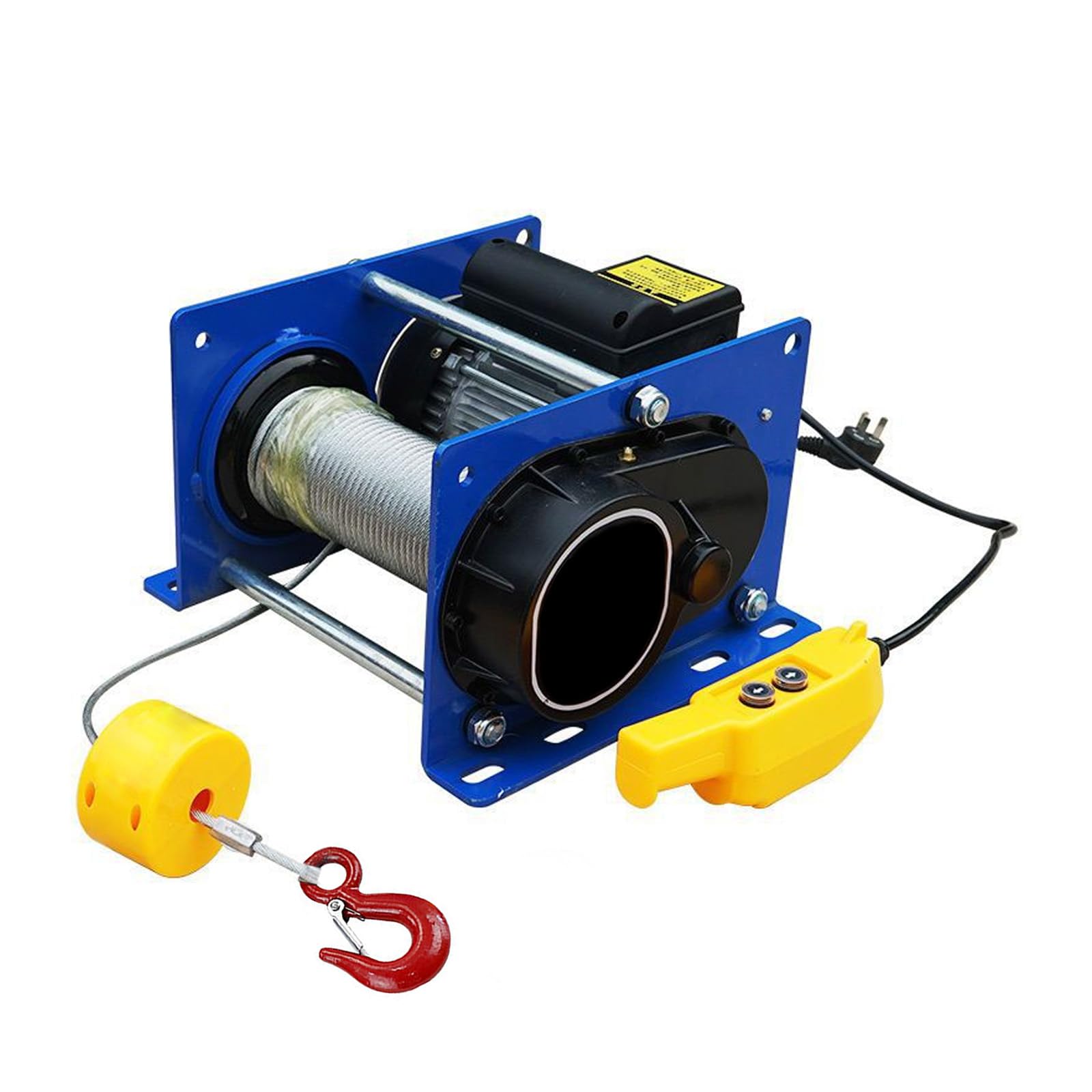 XNZJHPP 600kg Electric Winch Hoist Motor for Heavy Lifting - Ideals for Construction, Warehouse, and Outdoor Rescue Operations (800kg)