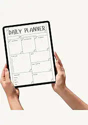 Digital daily planner , Goodnotes planner, iPad planner, Notability planner, Digital calendar, Planner (English Edition)