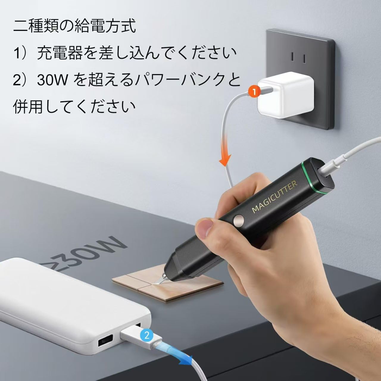Amazon.co.jp: 40KHz 超音波カッター 2 つの切断モード 交換刃 40 枚
