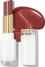 REVLON Super Lustrous Glass Shine Balm, Hydrating Tinted Lipstick, Sheer, Glossy Shiny Finish, 008 Rum Raisin, 0.11 oz