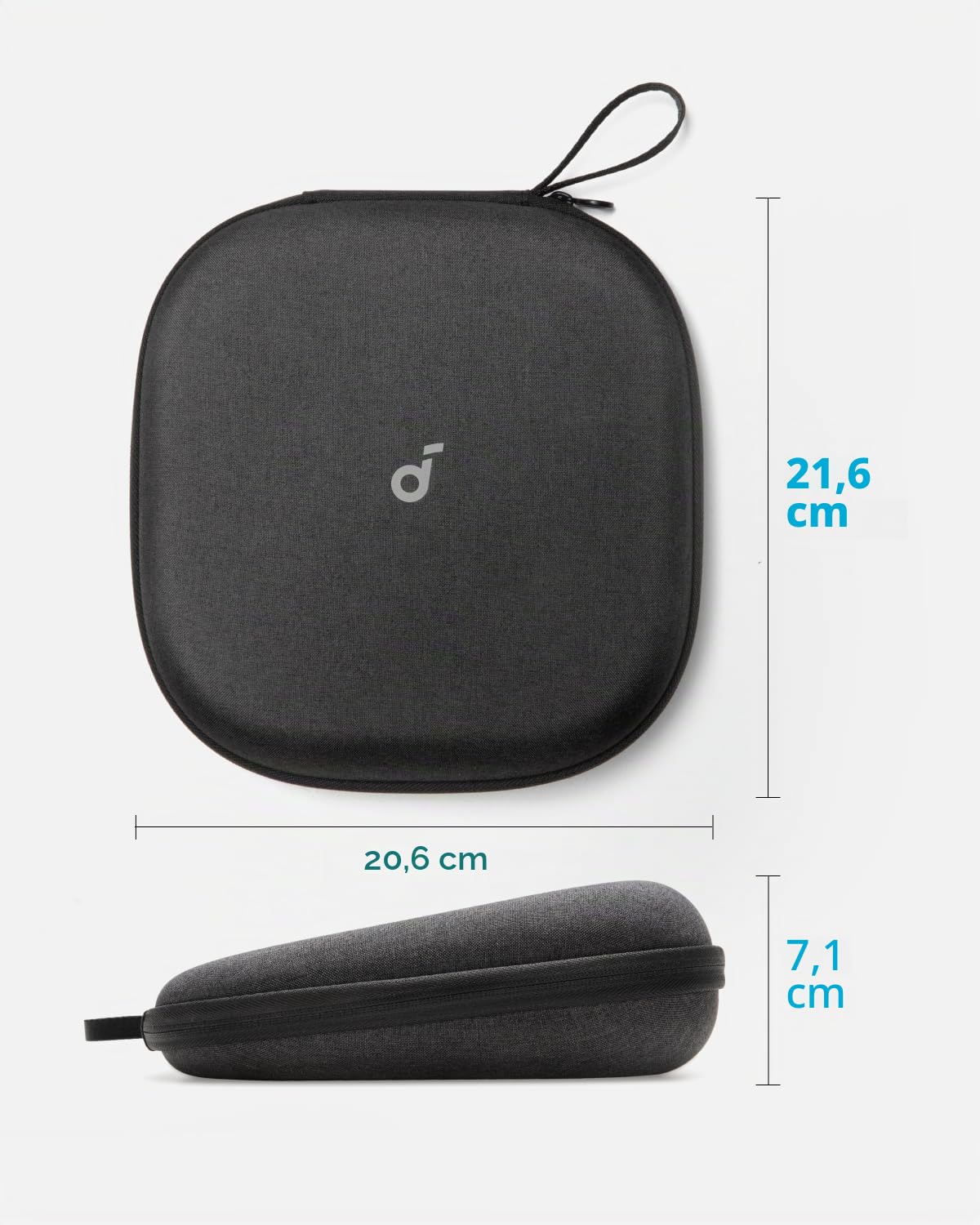 soundcore by Anker, custodia per cuffie, compatibile con tutte le cuffie Soundcore Over-Ear