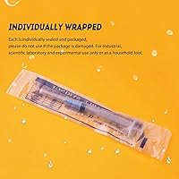 Vista 19 de SHAOTONG 10mL Syringe with 21 Gauge 1.5 Inch Needle Lab Disposable Sample Injection Syringes, 100 Pack