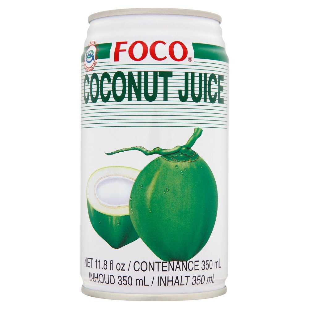 Foco - Nectar De Noix De Coco - 80% De Fruits Et Morceaux De Fruits - Premium De Thaïlande - 350ml
