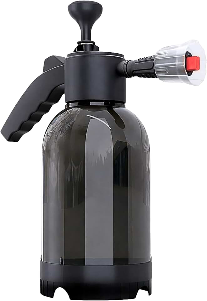 Pulverizador Snow Foam Manual 2L Alta Pressão Profissional, Borrifador 3 em 1 para Água, Shampoo e Químicos, Espuma Densa com Bicos Ajustáveis – Lavagem Automotiva e Limpeza Pesada