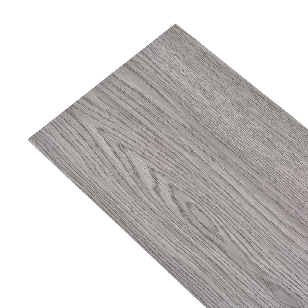Materiały budowlane Samoprzylepne deski podłogowe z PCW 2,51 m² 2 mm Ciemnoszary wykładzina podłogowa i dywan
