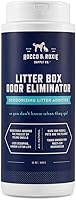 Rocco & Roxie Litter Box Odor Eliminator - Natural Cat Urine Deodorizer, Absorbs Strong Smells, Safe Plant-Based Odor Control, 12 oz